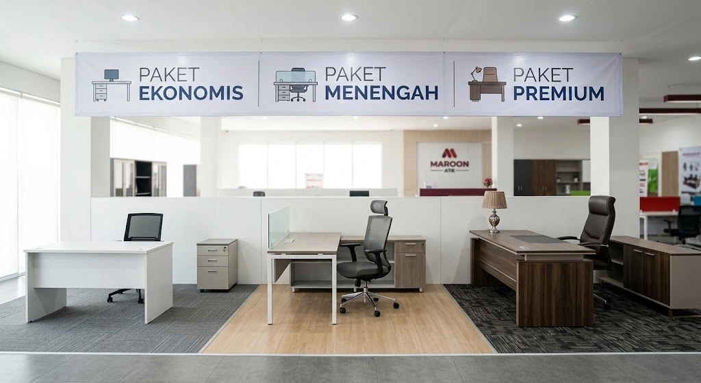 Rincian Biaya Paket Furniture Kantor Menengah