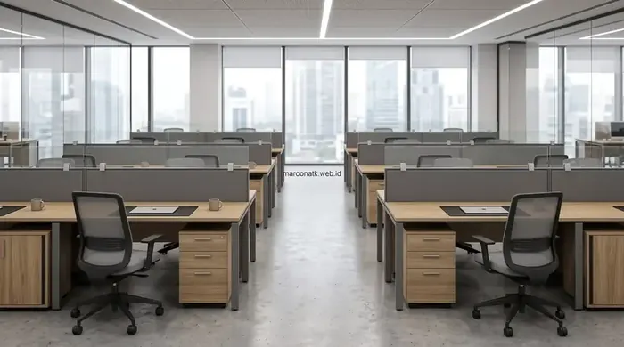 Paket Workstation Furniture Kantor untuk Startup dan Perusahaan