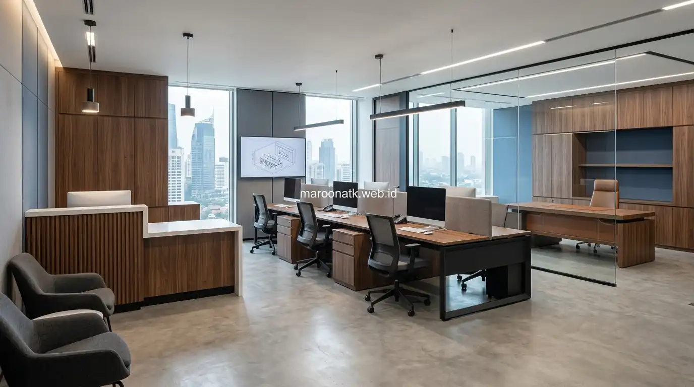 Cara Memilih Jasa Custom Furniture Kantor Jakarta dengan Layanan Desain 3D