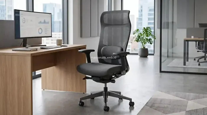 Rekomendasi Kursi Kantor Ergonomis Terpopuler Menghindari Sakit Punggung