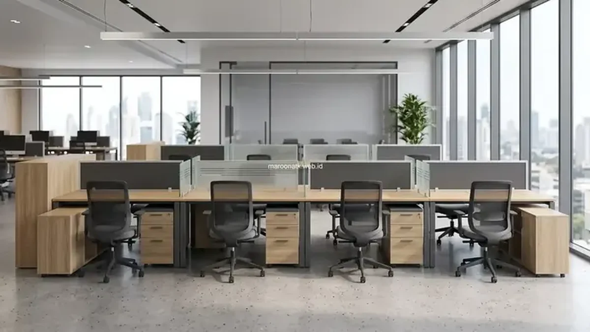 Studi Kasus Pengadaan Furniture Kantor 150 Staf Jakarta