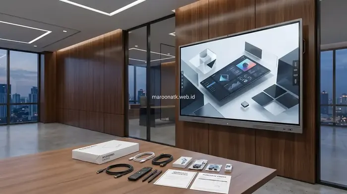 Maroon ATK: Vendor Interactive Flat Panel Indonesia Bergaransi Resmi